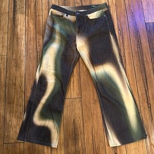 Jaded Man x Curly Fry camp color jeans size 34